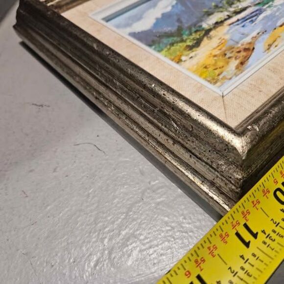 Signed Framed and Matted Viki Snyder Oil Painting 9" x 11" - Picture 6 of 6